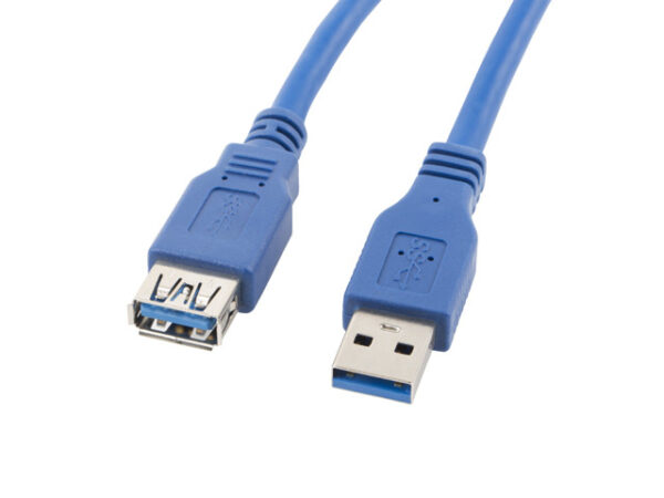 Cablu USB-A M/F 3.0 3 m albastru „CA-US3E-10CC-0030-B” (timbru verde 0.08 lei)
