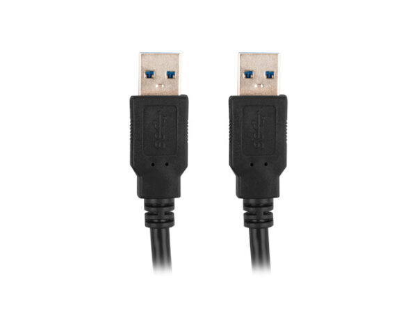 Cablu USB-A M/M 3.0 1,8 m negru „CA-USBA-30CU-0018-BK” (timbru verde 0.08 lei)