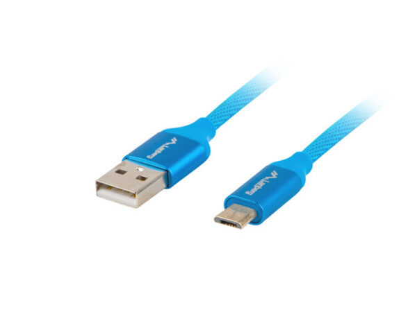 Cablu USB Micro(M) USB-A 2.0 1 m albs „CA-USBM-20CU-0010-BL” (timbru verde 0.08 lei)