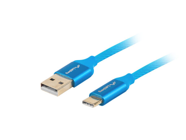 Cablu USB-C(M) USB-A(M) 2.0 1 m albs „CA-USBO-22CU-0010-BL” (timbru verde 0.08 lei)