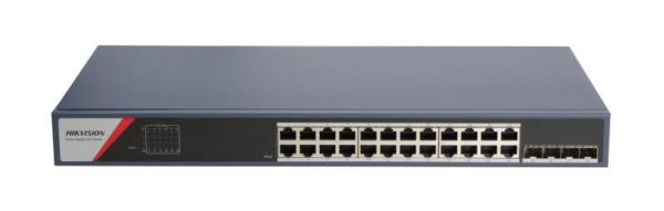SWITCH 24 PORTURI GIGABIT „DS-3E1528-SI-24T4F” 1