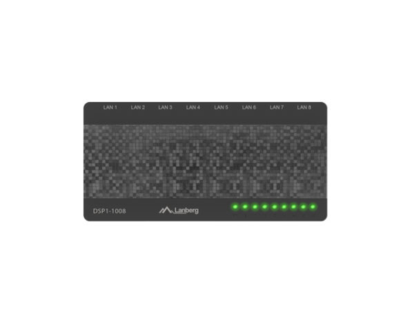 Switch Lanberg DSP1-1008 8x 1 Gb/s „DSP1-1008” (timbru verde 2 lei)