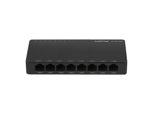 Switch Lanberg DSP2-1008-12V 8x 1 Gb/s „DSP2-1008-12V” (timbru verde 2 lei)