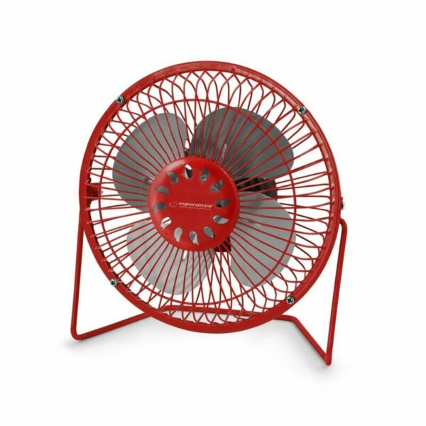 Ventilator portabil Esperanza YUGO EA149R USB 2.5W Rosu „EA149R”