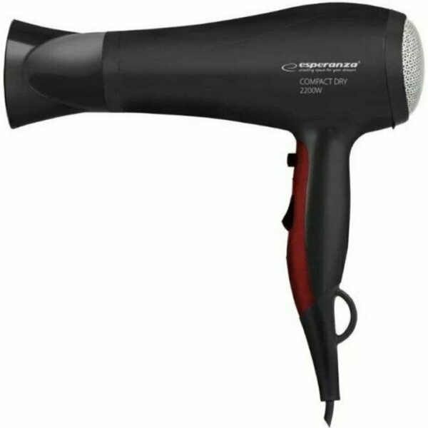 Uscator de par Esperanza Pamela EBH004K 2200W Negru „EBH004K” (timbru verde 2 lei)