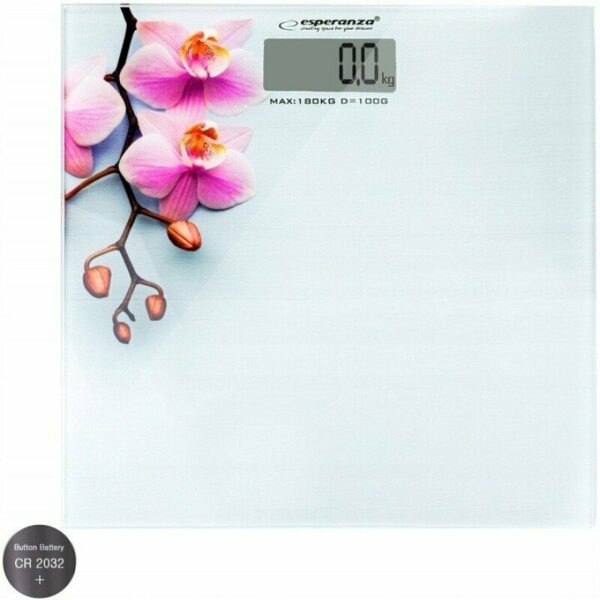 Cantar de baie Esperanza Orchid EBS010 180kg Alb „EBS010” (timbru verde 2 lei)
