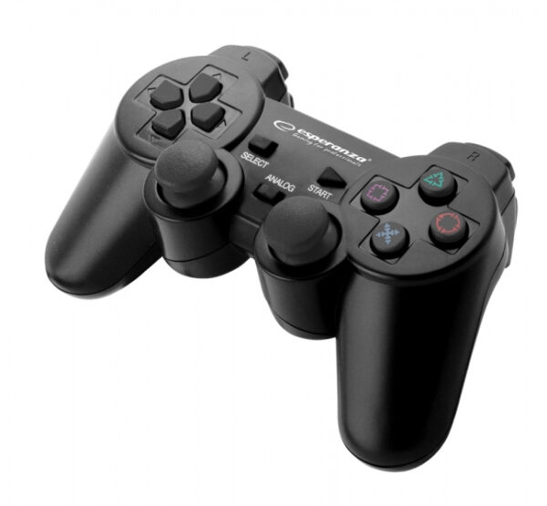 Gamepad Esperanza Trooper EGG107K cu vibratii Usb PC/PS3 Negru „EGG107K” (timbru verde 0.8 lei)