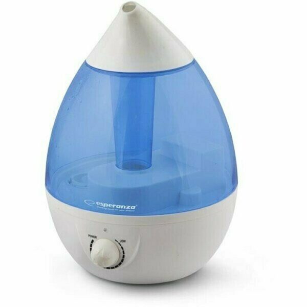 Umidificator Esperanza Cool Vapor EHA005 25W 2.6l Alb/Albastru „EHA005” (timbru verde 11 lei)