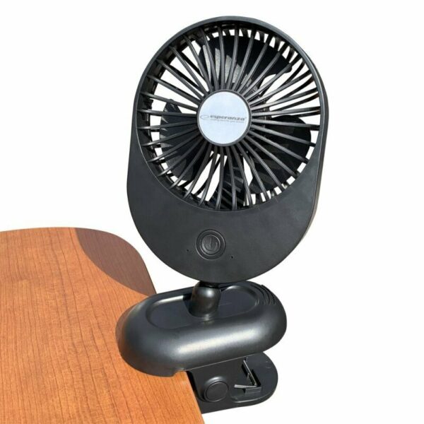 Ventilator compact de birou Esperanza Silene EHF103K 2W USB Negru „EHF103K”