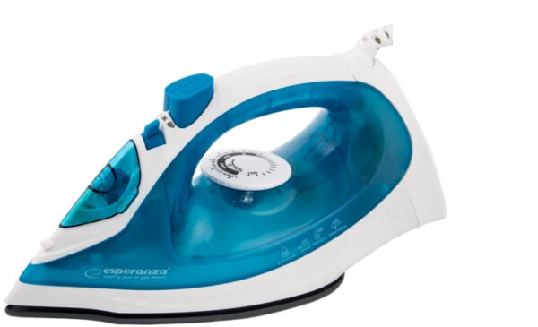 Fier de calcat Esperanza Slider EHI002 2200W Alb/Albastru „EHI002” (timbru verde 2 lei)