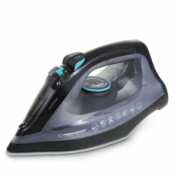 Fier de calcat Esperanza Velvet EHI010 fara fir 2600W ceramica Negru „EHI010” (timbru verde 2 lei)
