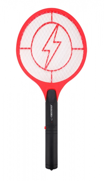 Paleta electrica anti-insecte Esperanza Anihilator EHQ004 3W 22cm Negru/Rosu „EHQ004” (timbru verde 0.8 lei)