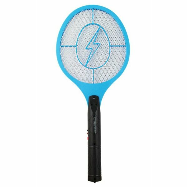 Paleta electrica anti-insecte Esperanza Lightning EHQ009 3W 21.5cm Negru/Albastru „EHQ009” (timbru verde 0.8 lei)