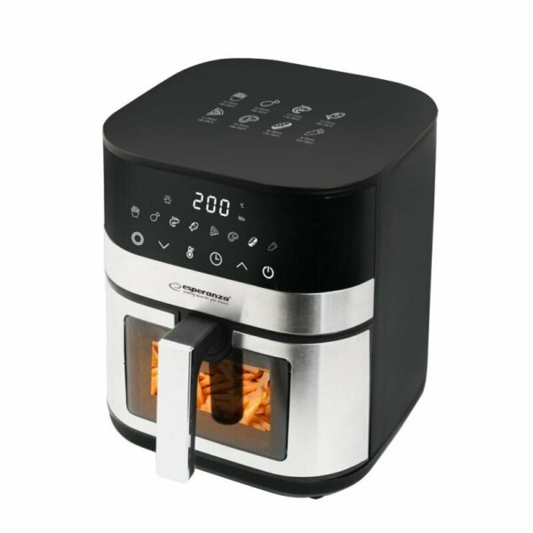 Friteuza cu aer cald Esperanza Pesce alla griglia EKA003 5l 1400W Negru „EKA003” (timbru verde 4 lei)