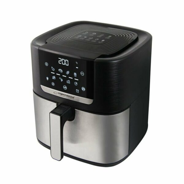 Friteuza cu aer cald Esperanza Pollo fritto EKA004 8l 1700W Negru „EKA004” (timbru verde 4 lei)