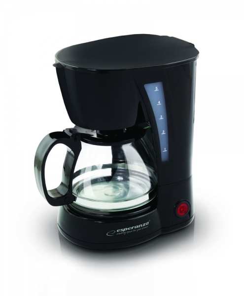 Cafetiera Esperanza Robusta EKC006 0.6l 650W Negru „EKC006” (timbru verde 0.8 lei)
