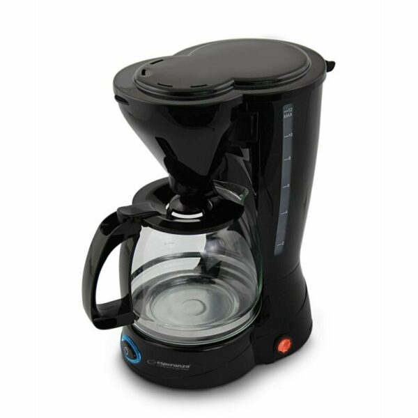 Cafetiera Esperanza Liberica EKC009 800W 1.5l Negru „EKC009” (timbru verde 0.8 lei)