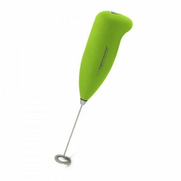 Aparat de spumat lapte electric Esperanza Latte EKF001G Verde „EKF001G” (timbru verde 0.18 lei)