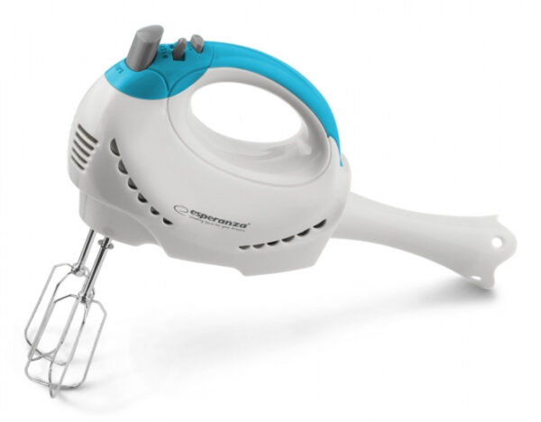 Mixer de mana Esperanz Tiramisu EKM010 300W Alb/Albastru „EKM010” (timbru verde 0.8 lei)