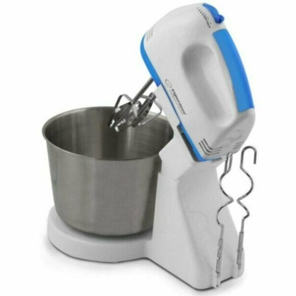 Mixer cu bol Esperanza Biscotti EKM019WB 150W 2.5l Alb/Albastru „EKM019WB” (timbru verde 0.18 lei)