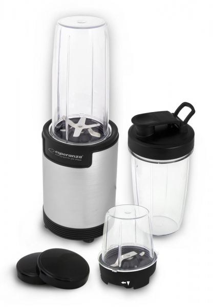 Blender Esperanza Nutri Bomb EKM030 9 in 1 900W Argintiu „EKM030” (timbru verde 2 lei)