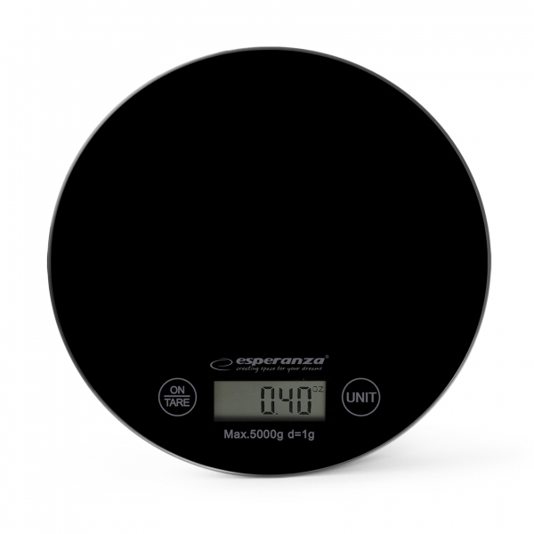 Cantar de bucatarie Esperanza Mango EKS003K max. 5kg Negru „EKS003K” (timbru verde 0.8 lei)