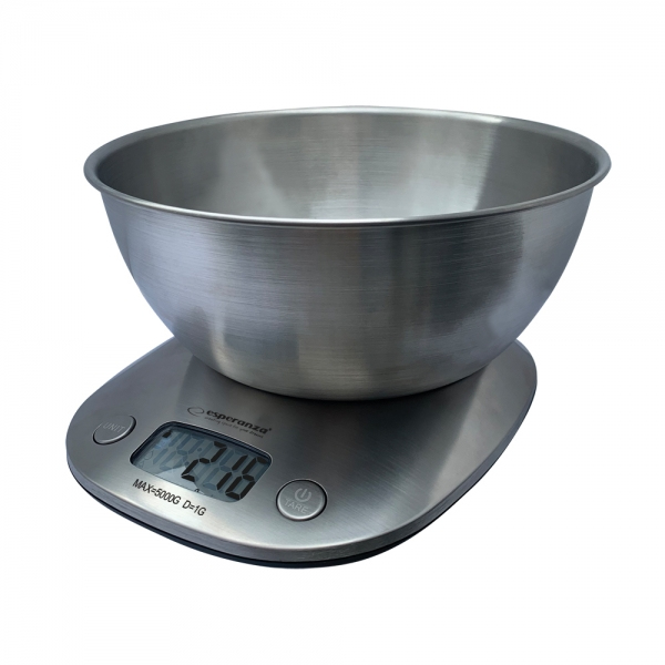 Cantar de bucatarie Esperanza LYCHEE EKS008 max. 5kg Inox „EKS008” (timbru verde 0.8 lei)