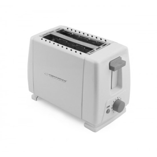 Prajitor de paine Esperanza Caprese EKT001 600W Alb „EKT001” (timbru verde 2 lei)