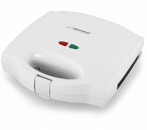 Prajitor de paine tip Sandwich Maker Esperanza Portabella EKT006W3 in 1 700W Alb „EKT006W” (timbru verde 2 lei)