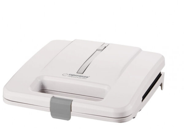 Prajitor de paine tip Sandwich maker Esperanza Parmigiano EKT010W 1000W Alb „EKT010W” (timbru verde 2 lei)
