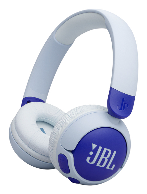 Bluetooth 5.3 Wireless On-Ear Headphones for Kids Alb-Albastru „JBL-JR320BT-BLU” (timbru verde 0.18 lei)