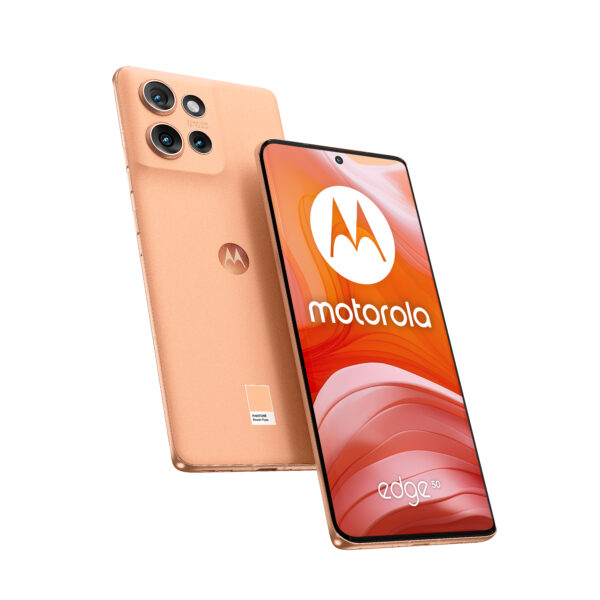 Smartphone Edge 50 512GB 12GB RAM 5G Dual SIM Peach Fuzz „PB2U0005PL” (timbru verde 0.45 lei)