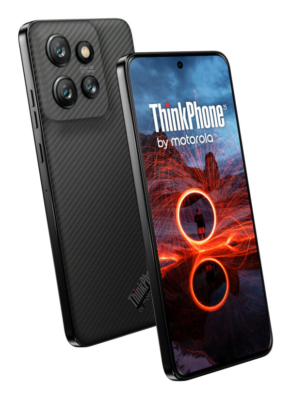 Smartphone Thinkphone 25 256GB 8GB RAM 5G Dual SIM Carbon Black „PB5W0002PL” (timbru verde 0.45 lei)