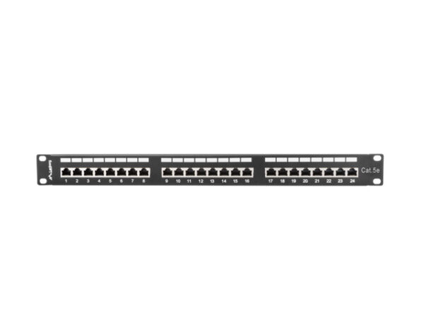 Patch panel 24 porturi 1U Cat.5e FTP ng „PPS5-1024-B” (timbru verde 0.08 lei)