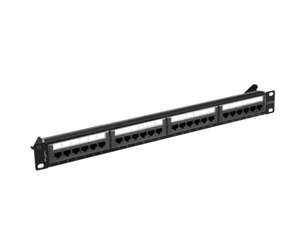 Patch panel 24 porturi 1U Cat.6A UTP ng „PPUA-1024-B” (timbru verde 0.08 lei)
