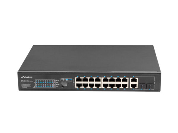 Switch Lanberg Gigabit Ethernet, 250W „RSFE-16P-2C-250” (timbru verde 2 lei)