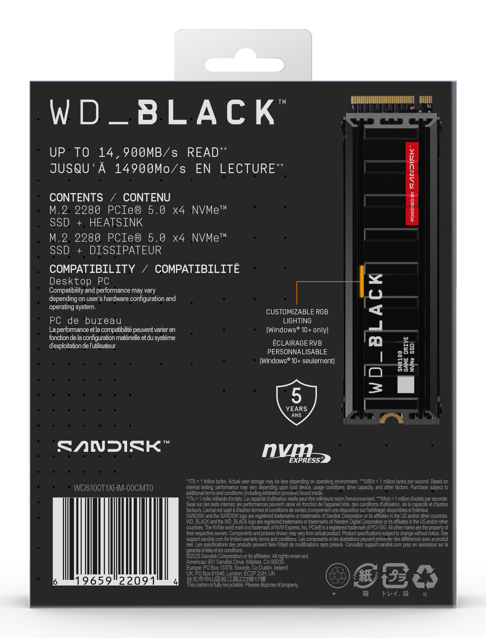 WDS100T1XHM-00CMT0