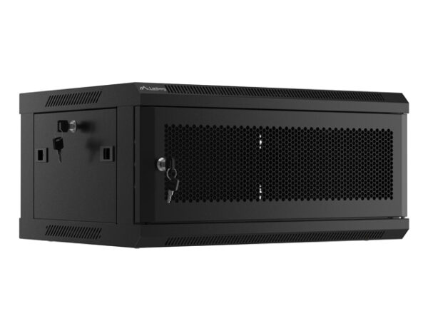 Dulap rack de perete 19″, 4U negru „WF01-6404-23B”
