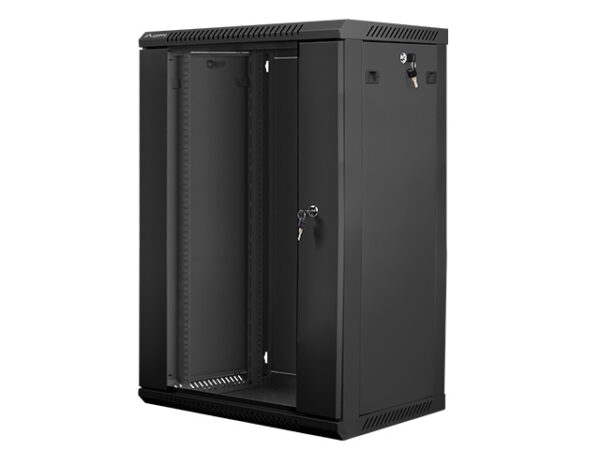 Dulap rack 19″ perete 18U/ 600×450 ng V2 „WF01-6418-10B”