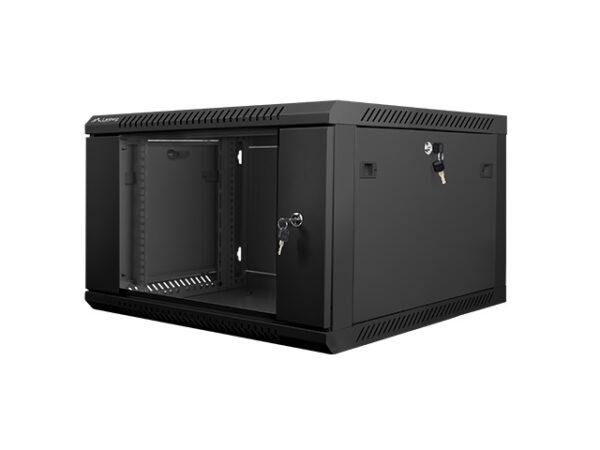 Dulap rack de perete 19″, 6U negru V2 „WF01-6606-10B”