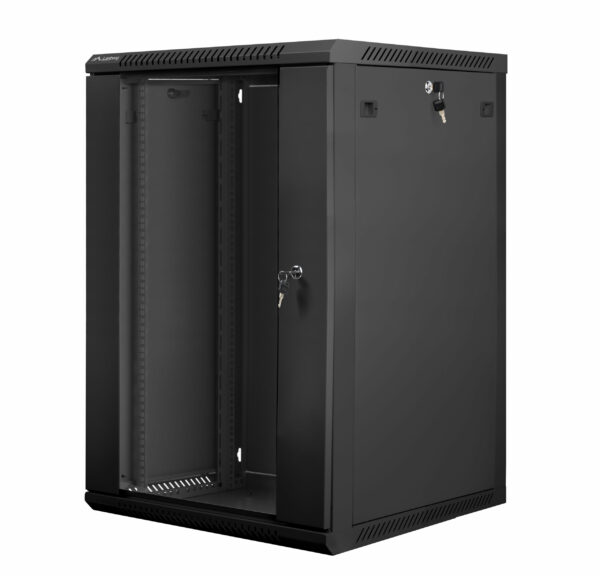 Dulap rack 19″ perete 18U/ 600×600 ng V2 „WF01-6618-10B”