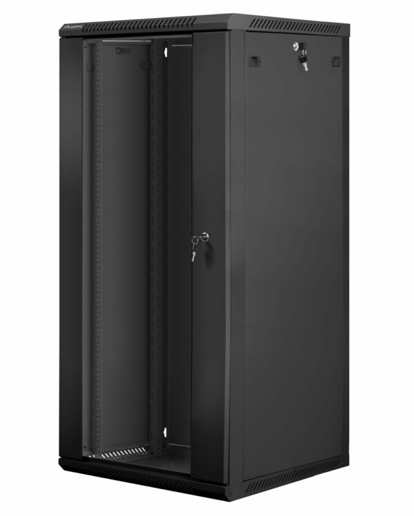 Dulap rack 19″ perete 27U/ 600×600 ng V2 „WF01-6627-10B”
