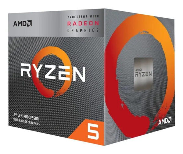 AMD CPU Desktop Ryzen 5 4C/8T 3400G (4.2GHz,6MB,65W,AM4) box, RX Vega 11 Graphics, with Wraith Stealth Cooler „YD3400C5FHSBX”