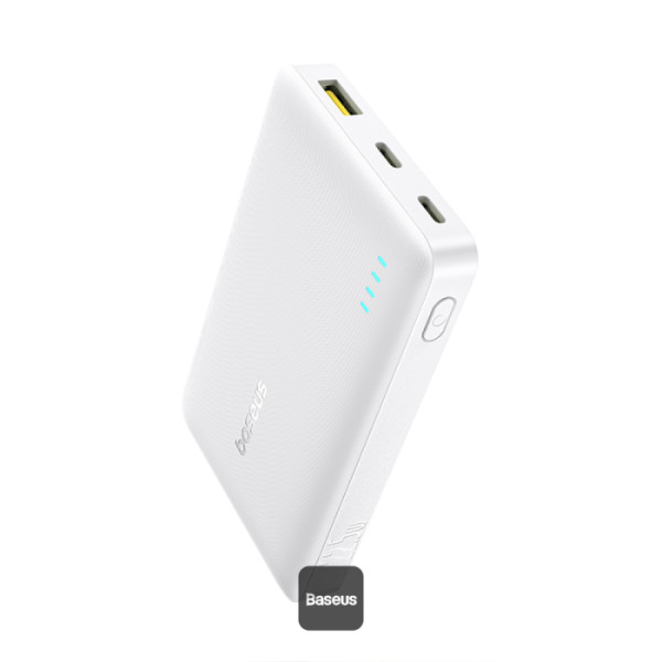 POWER BANK Baseus EnerFill FP21, 10000mAh, 22.5W, 2 x USB Type-C, 1 x USB, include cablu USB Type-C la USB Type-C, alb, „P1008210D213-00” (timbru verde 0.98 lei) – 6932172690328