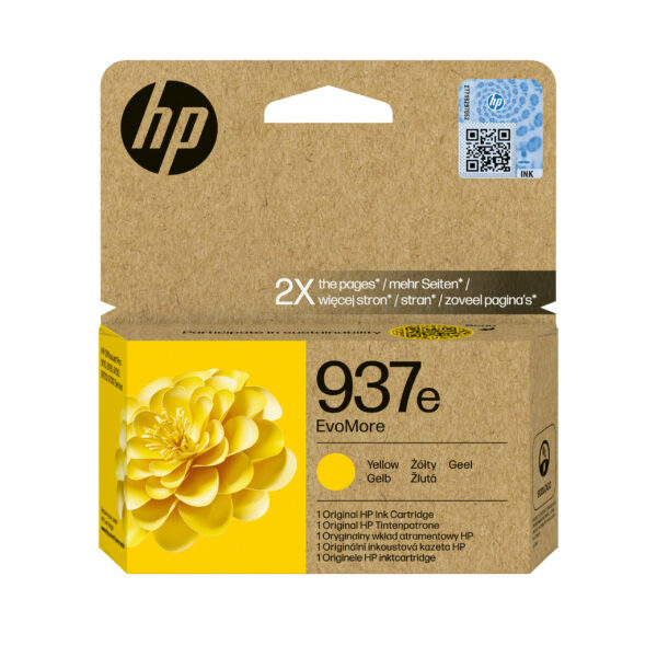 Cartus Cerneala Original HP Yellow, nr.937e, pentru OJ PRO 9110|9120|9130|9720|9730, 1.65K, incl.TV 0.8 lei)”4S6W8NE”