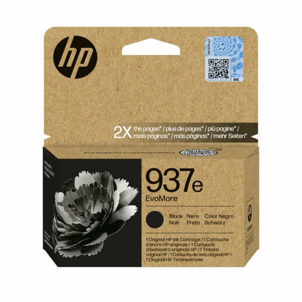 Cartus Cerneala Original HP Black, nr.937e, pentru OJ PRO 9110|9120|9130|9720|9730, 2.5K, incl.TV 0.8 lei)”4S6W9NE”