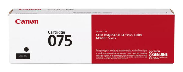 Toner Original Canon Black, CRG-075BK, pentruLBP646|LBP647|MF664|MF667, 1.4K, (timbru verde 1.2 lei), „6365C002AA”