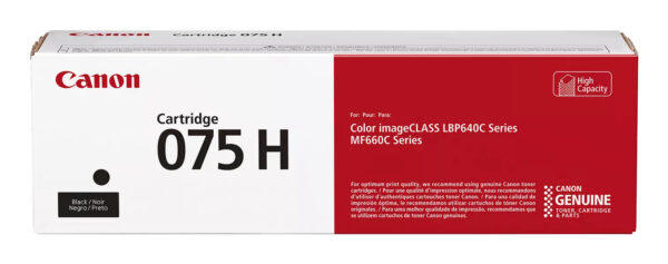 Toner Original Canon Black, CRG-075HBK, pentruLBP646|LBP647|MF664|MF667, 3.5K, (timbru verde 1.2 lei),”6369C002AA”