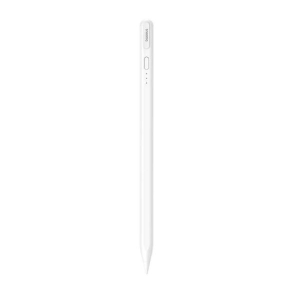 TOUCH PEN Baseus Smooth Writing 3, indicator LED, incarcare Type-C, compatibil Ipad, alb „P80080805213-01” (timbru verde 0.03 lei) – 6932172687199