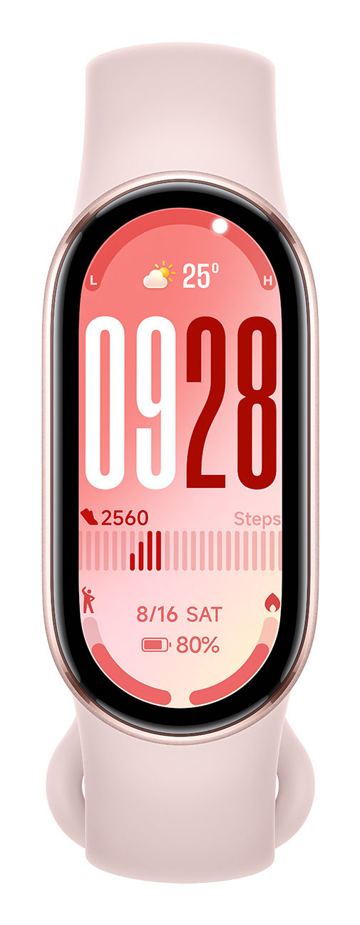 Bratara fitness Smart Band 10, Autonomie 21 zile, Roz „BHR9999GL” (timbru verde 0.18 lei)